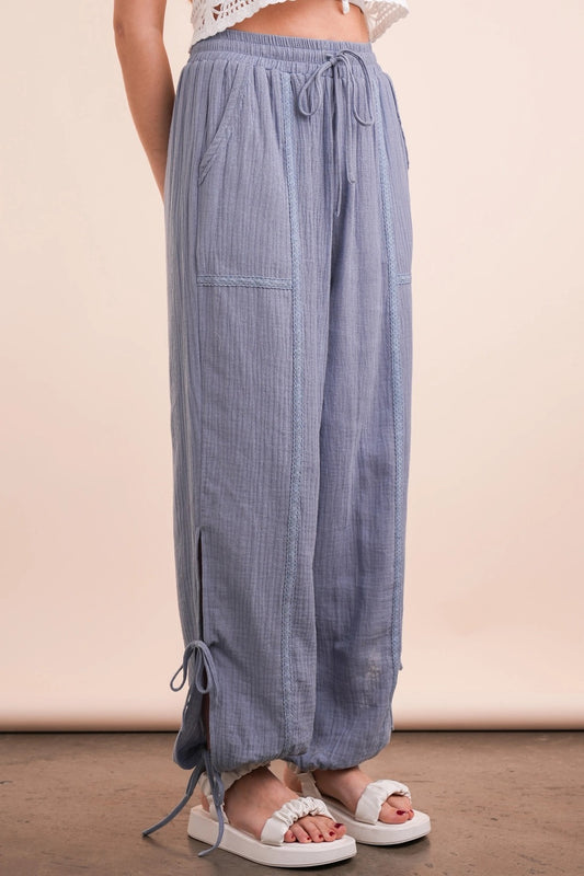 Side Tie Pants